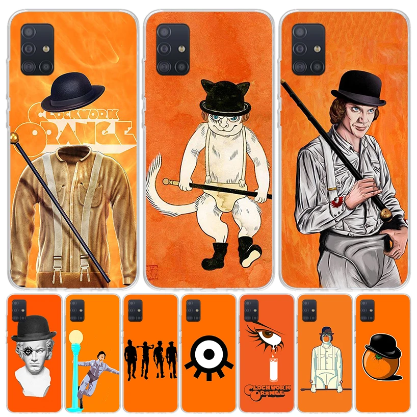 A Clockwork Orange Film Phone Case For Samsung Galaxy A51 A41 A31 A21S A11 A01 A71 A50 A40 A30S A20E A10S A70 A6 A7 A8 A9 Coque