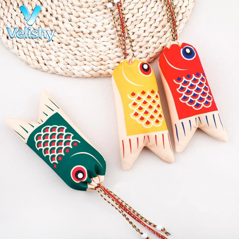 Pendant Hanfu Decoration Lucky Sachet Bag Japanese Style Koi Carp Blessing Bag Coin Purse Graduation Gift Jewelry Bags