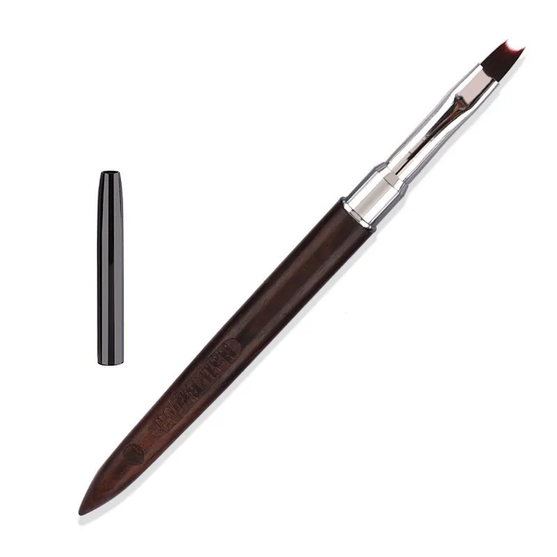 1/12 قطعة مسمار فُرش رسم مجموعة مسمار اينر فرشاة مسمار اللوحة القلم أكريليك الأشعة فوق البنفسجية هلام فرش كريستال مانيكير أداة فرشاة الأظافر #3