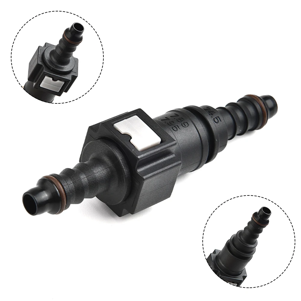 Fuel Line Hose Release Connector Tools Equipment Accessories Attachment Black Fast Assembly ID6 Car Straight 1 Set