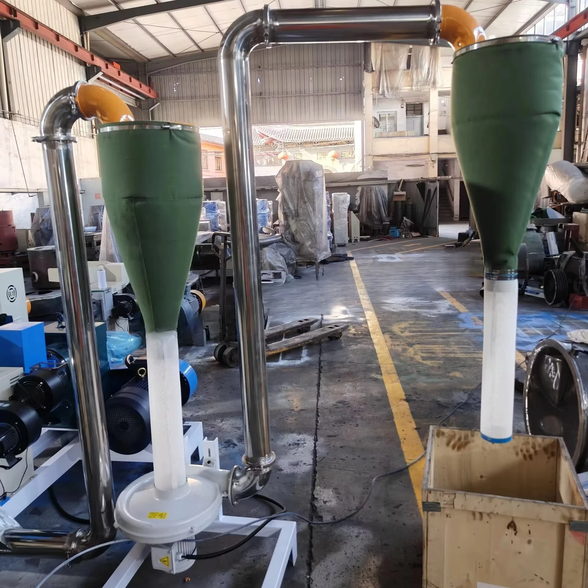 GYR-75 Mini LDPE, PP, HDPE Plastic Bag Recycling Machine Air Cooling Recycling Machine