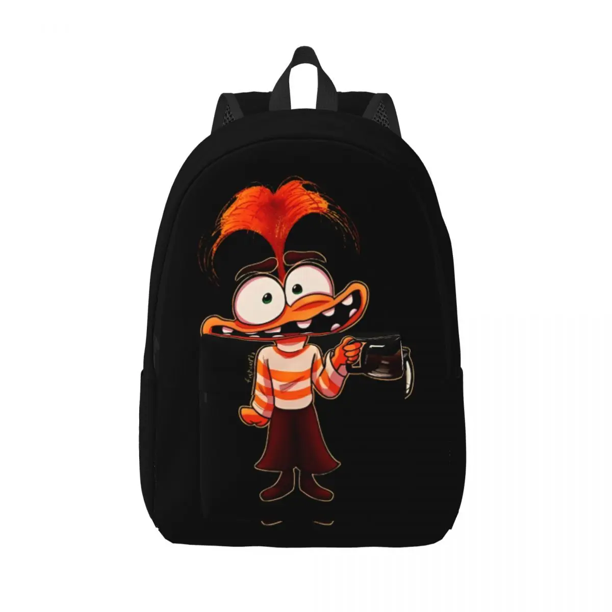 Ansia Inside Out 2 con zaino da caffè Cute Movie Flim zainetto per studente ragazzi ragazze Daypack borsa da viaggio