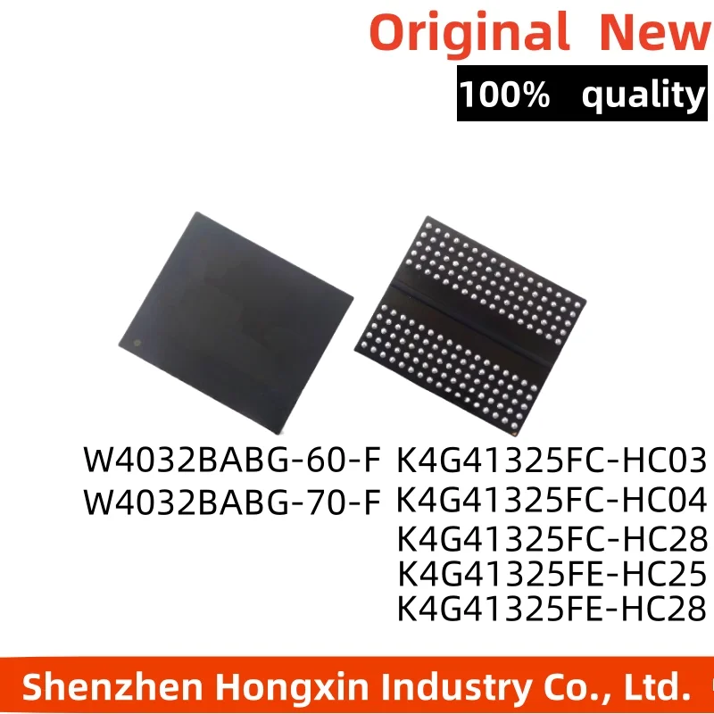 

(1piece)100% test K4G41325FC-HC03 K4G41325FC-HC04 K4G41325FC-HC28 K4G41325FE-HC25 K4G41325FE-HC28 W4032BABG-60-F W4032BABG-70-F