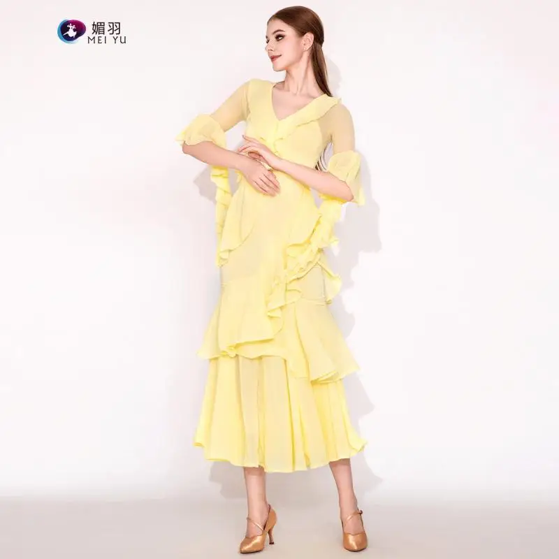 2025 Vrouw Nieuwe Moderne Dans Jurk Nationale Standaard Dans Ballroom Dans Wals Jurk My 940