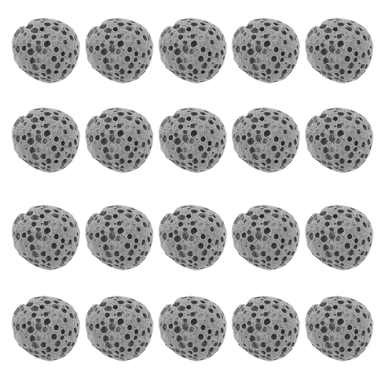 Aquarium Volcanic Lava Rocks 33Pcs Natural Fish Tank Filter Media Aquascape Landscaping Decorations