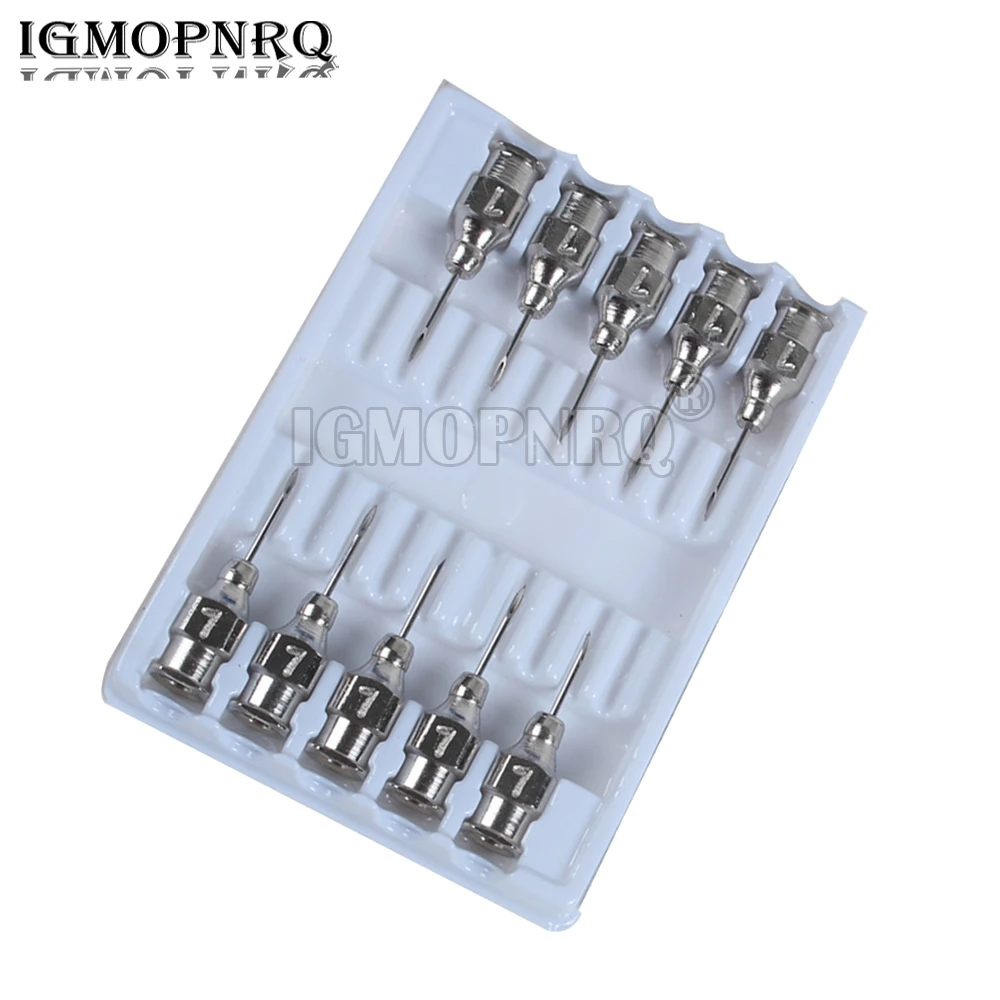 10PCS 5x20.5 5*20.5MM Syringe Stainless Steel Needle Veterinary Needle Dispensing Needle 5.5x24 6x35 6.5x29 7x36 18X33 20X38