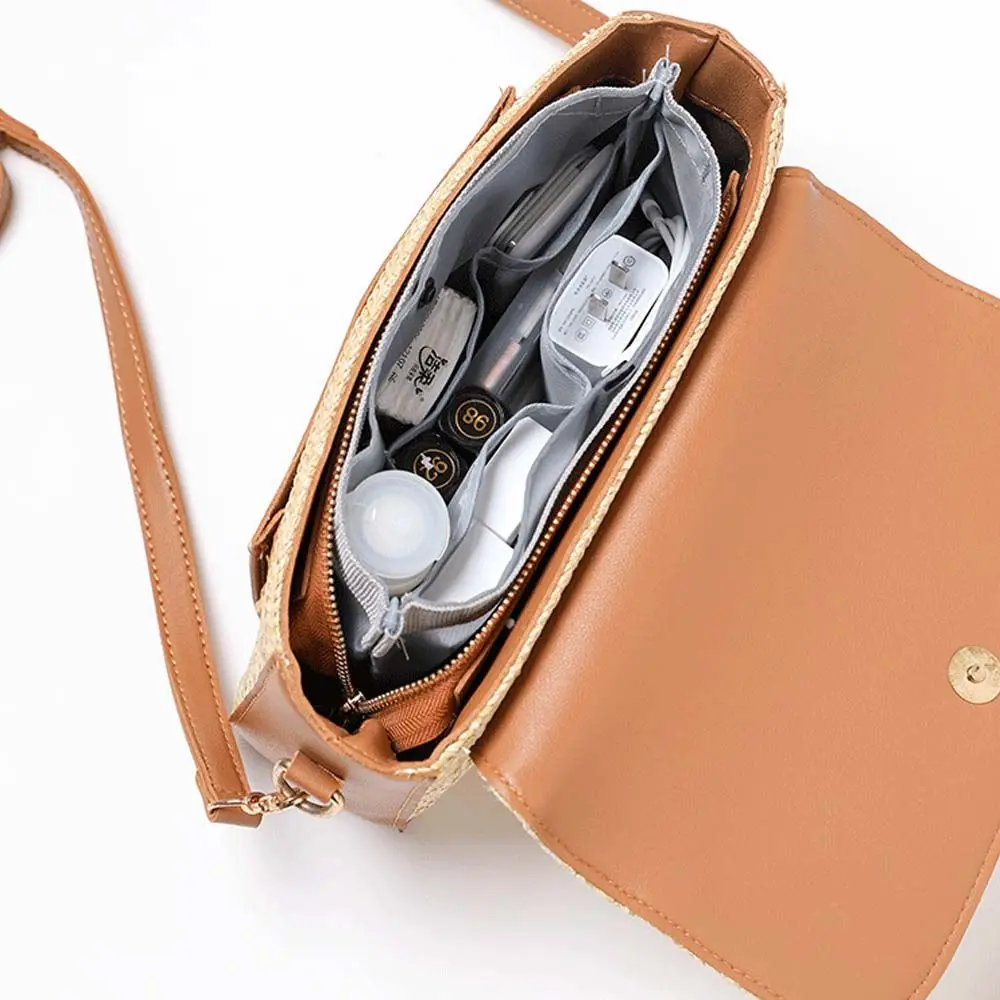 حقيبة أحمر الشفاه الصغيرة الشفافة، حقيبة تخزين محمولة من القماش، حقيبة مستحضرات التجميل، حقيبة إدراج شبكية، حقيبة مستحضرات تجميل