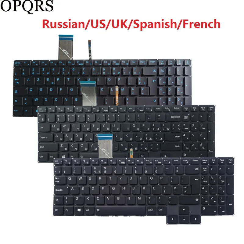 

NEW Russian/US/UK/french/Spanish Laptop Keyboard For Lenovo Legion 5-15imh05h 15imh05 15arh05h 15arh05 5P-15ARH05H 5P-15IMH05