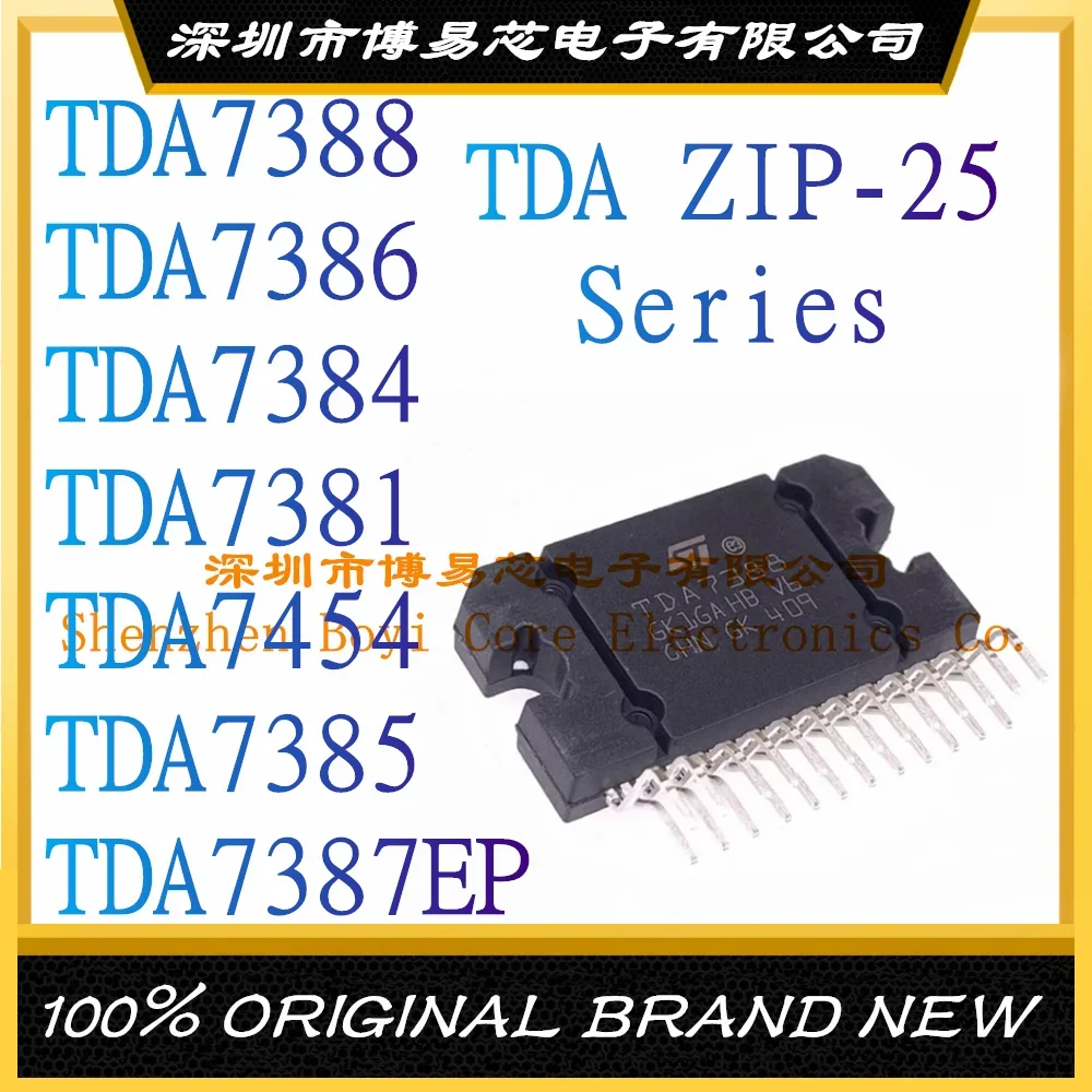 

TDA7388 TDA7386 TDA7384 TDA7381 TDA7385 TDA7454 TDA7387EP TDA 7384 7385 7386 7388 7454 7387EP New audio power amplifierZIP-25