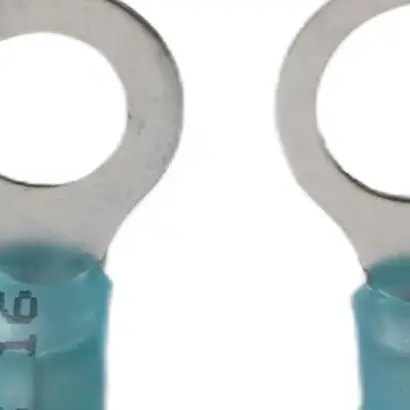 250Pcs Heat Shrink Ring Terminal Kit 22-10AWG Tin Plated Copper Wire Connectors Assorted For Automotive Marine Electrical Wiring