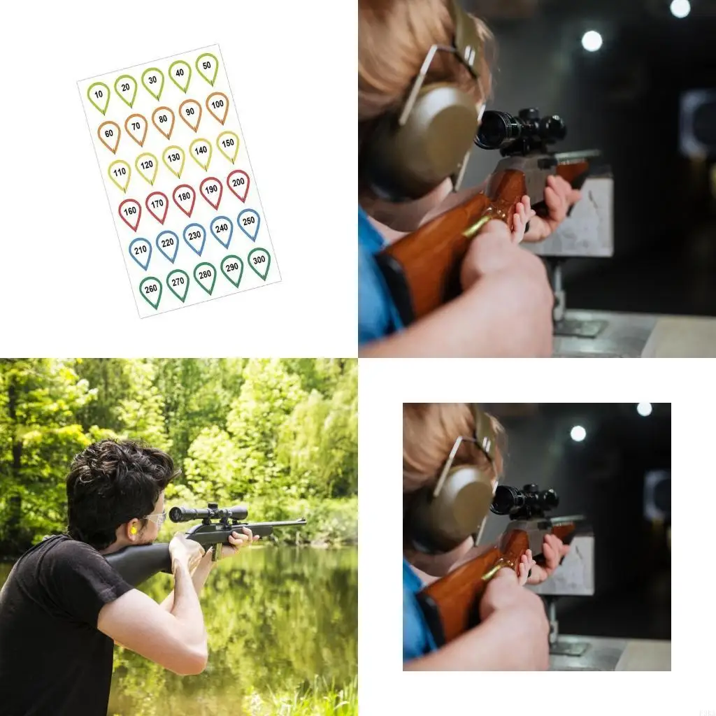 10 Turret Sticker Turret Tages Fit Most Caps