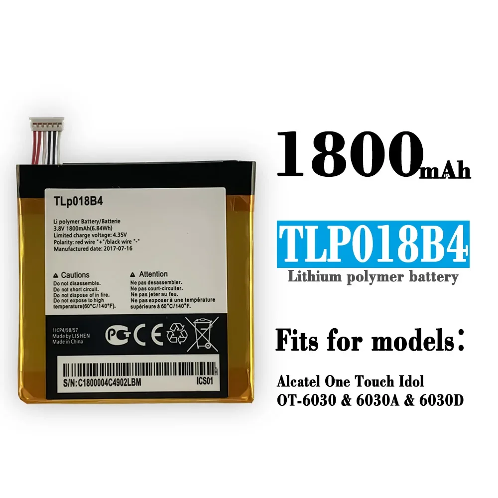 Replacement battery for Alcatel One Touch Idol OT-6030 6030A 6030D Mobile Phone batteries