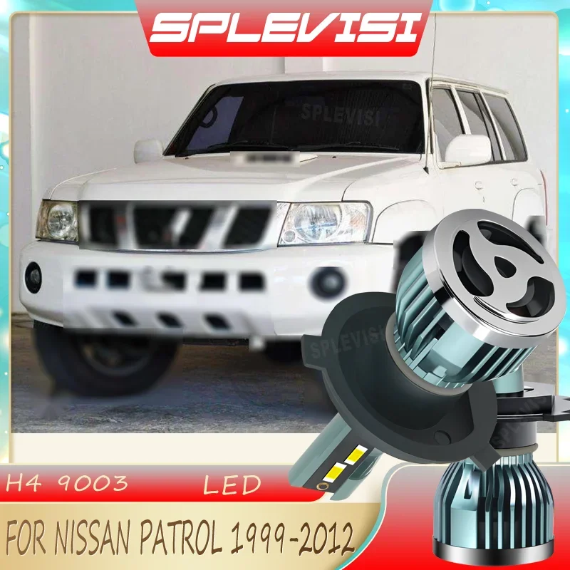Quick Setup Enhanced Safety LED Headlights Auto Bulbs For NISSAN Patrol 1999 2000 2001 2002 2003 2004 2005 2006 2007 2008-2012