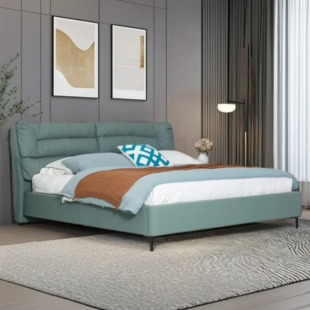 

ABCking Size Bed Set Comfort Just Right-Source Factory Up-holstered Beds Special Offer in King Queen Double Sizes Made of Wood
