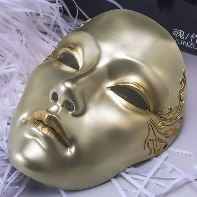 Hanfu-Masque facial imbibé de proximité de la main pour fille, robe mystérieuse de danse de style chinois, accessoires de fête, cadeau d'Halloween, cosplay