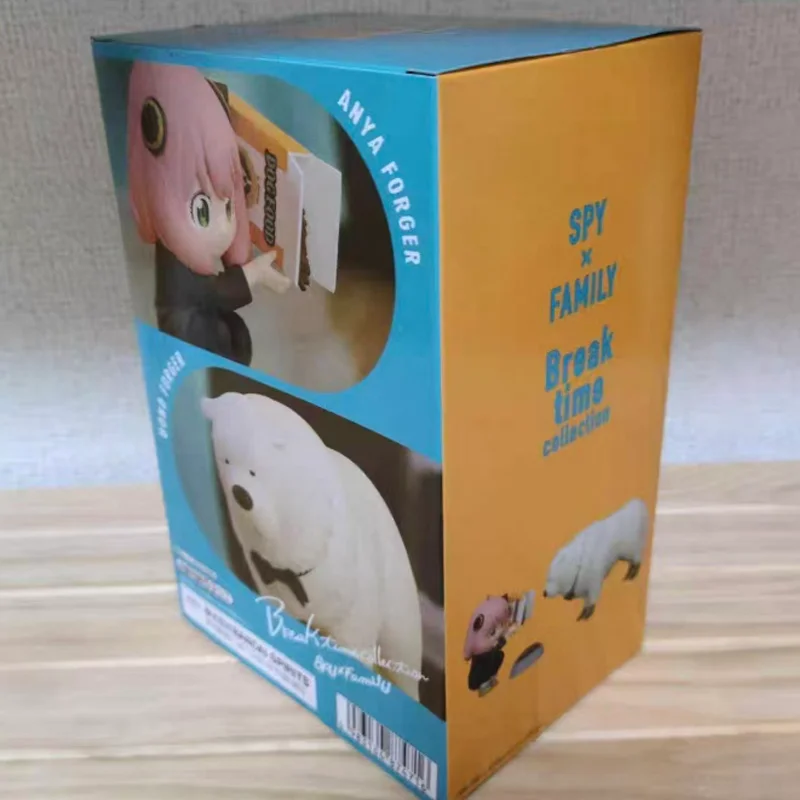

100% натуральная Bandai Namco Banpresto Spy Family Break Time Collection Anya Forger Bond ПВХ аниме фигурка модель коллекционная игрушка в подарок