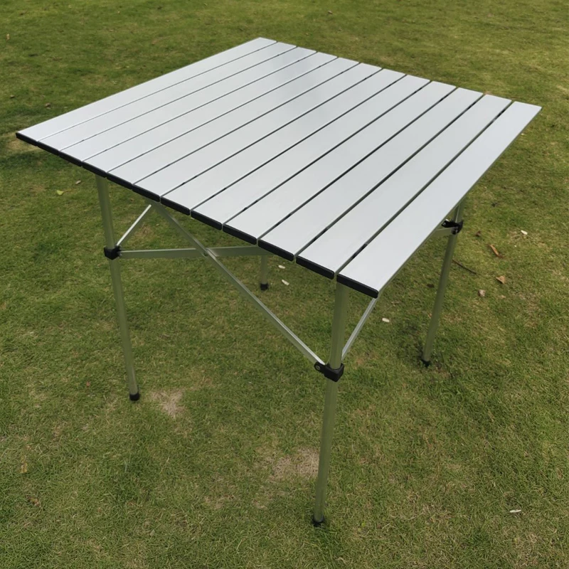 2025 new folding table portable simple stall table picnic barbecue table outdoor indoor lightweight aluminum alloy table