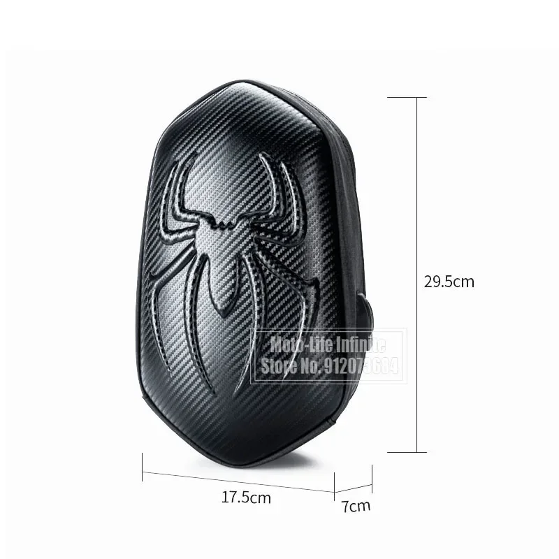 Cover Pack Fancy Rucksack Embossed Spider New Motorcycle Backpack Messenger Sling Shoulder Bag Chest Waterproof Crossbody Bag