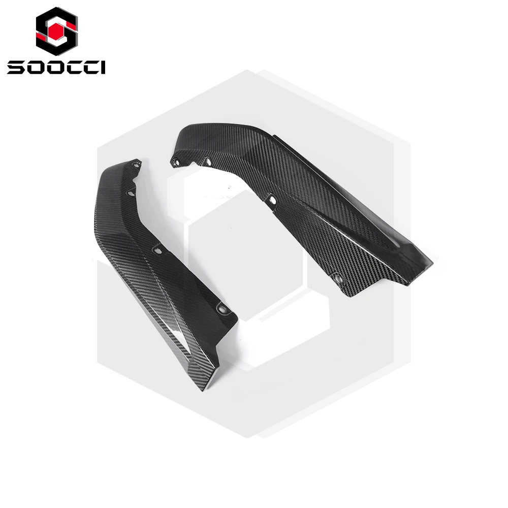 G80 G82 Dry Carbon Fiber OEM Type Rear Winglets for M3 G80 G81 M4 G82 G83 Rear Bumper Side Winglet Diffuser Mounts Perfectly