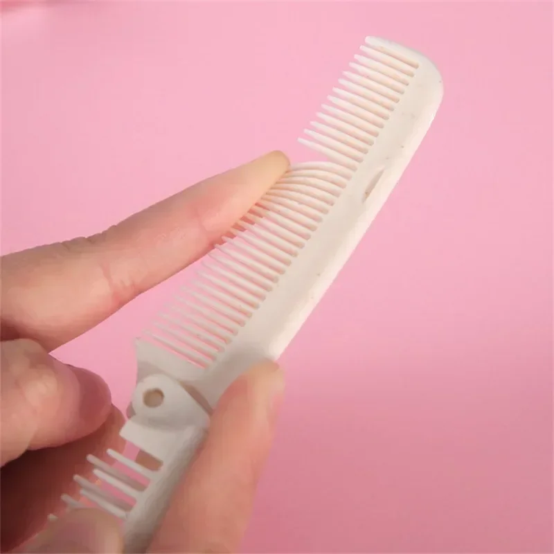 1Pcs Double Headed Foldable Hair Comb Anti-static Portable Travel Hair Comb Pocket Folding Hair Brush Hairdress Styling Tool