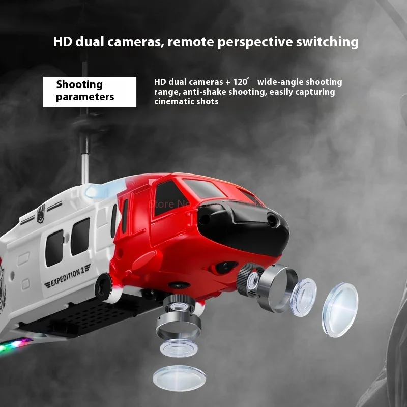 Nowy helikopter RC KY205 Dron HD Podwójna Kamera Unikanie Przeszkód Sterowanie Gestami Sześcioosiowy Zdalnie Sterowany Helikopter Zabawki dla Chłopców