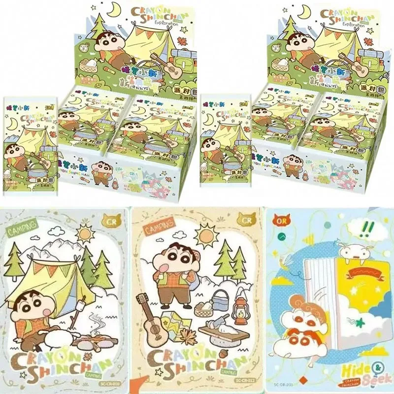 

KAYOU Genuine Crayon Shin-chan Cards Party Pack 4th Edition Trails in The Green Fields Series Anime Collection Cards Gifts