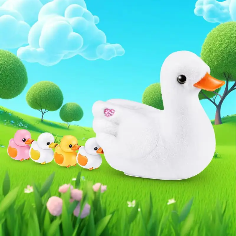 

Pets Alive Mama Duck Zuru Surprise Walking Plush Duck Toy With Realistic Sound And Baby Ducks Girls Companion Doll Birthday Gift