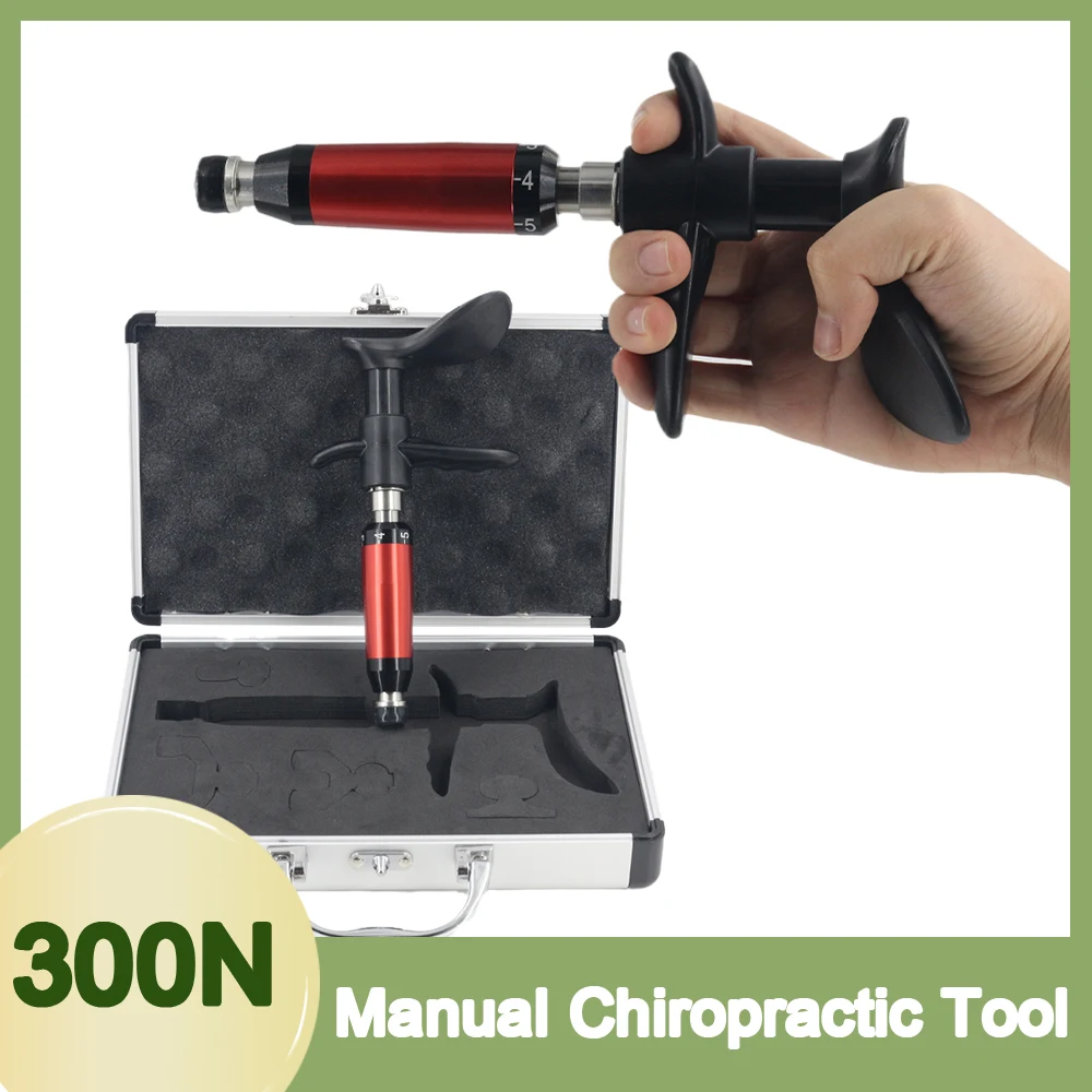 300N Chiropractic Massage Adjustment Tool Spine 6 Levels Manual Correction Manual Gun Group Massage Portable Relieve Pain