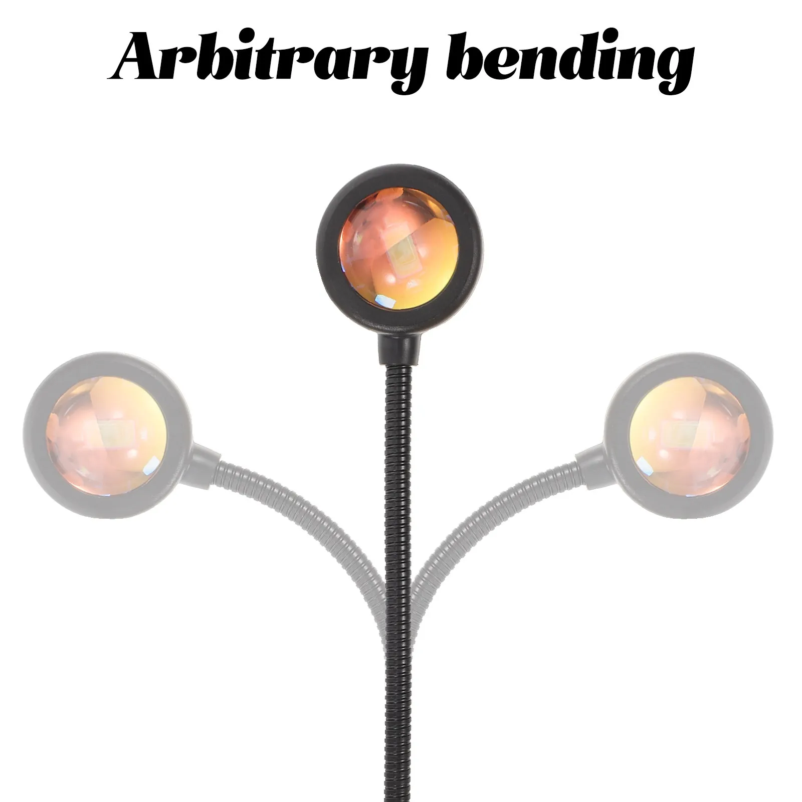 

2 шт. USB-проектор-ночник «Закат» с прозрачной линзой и теплоотводом, романтический светодиодный светильник для дома, спальни, вечеринок