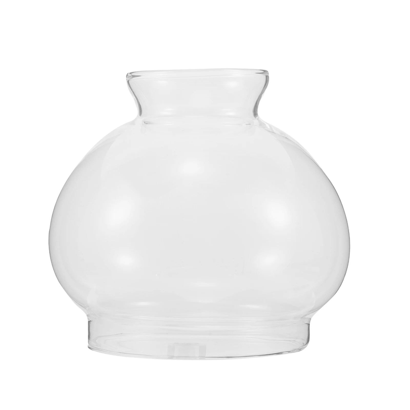 

10 Inch Clear Glass Oil Lamp Shade Style Table Lamp Cover Elegant Home Lighting Accessories Decorative