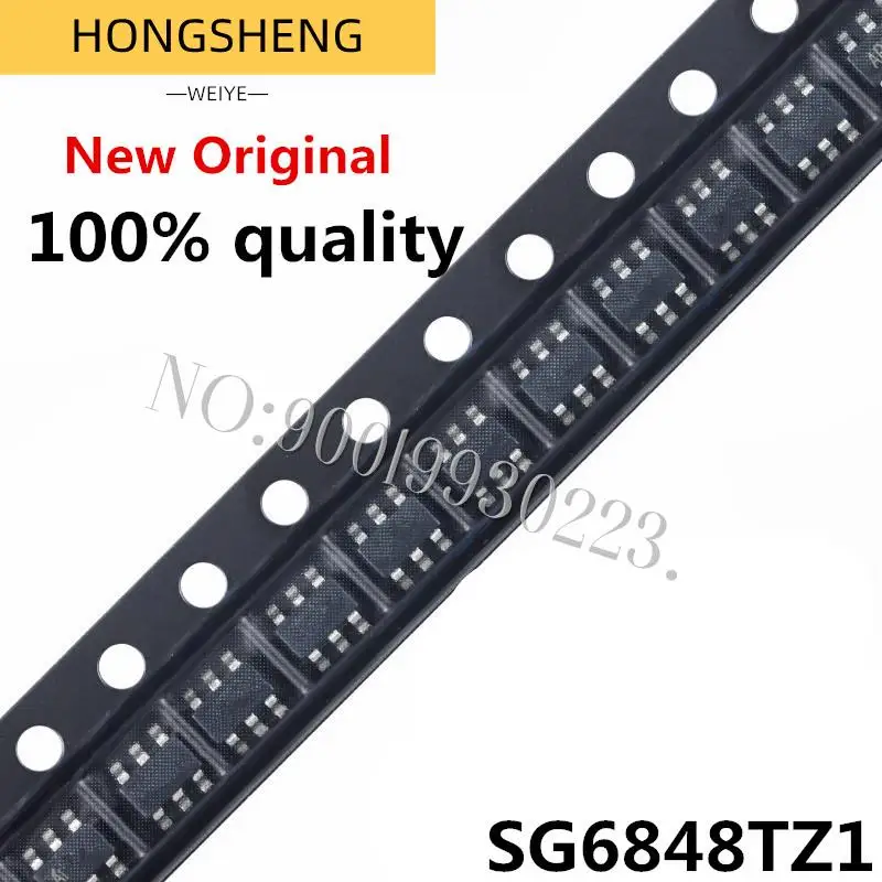 100% yeni 10 adet/grup SG6848TZ1 SOT23-6 SG6848 SG6848T flydüşük maliyetli yeşil mod PWM denetleyici Flyback dönüştürücüler için