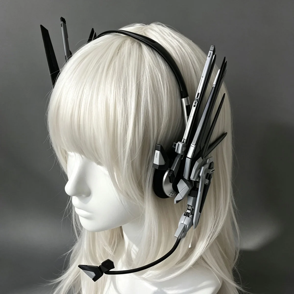 Robot Immitation Hairband Mechanical Girl Headset Future Sensation Cosplay Accessories Rain Bear Adult Fashion Hair...
