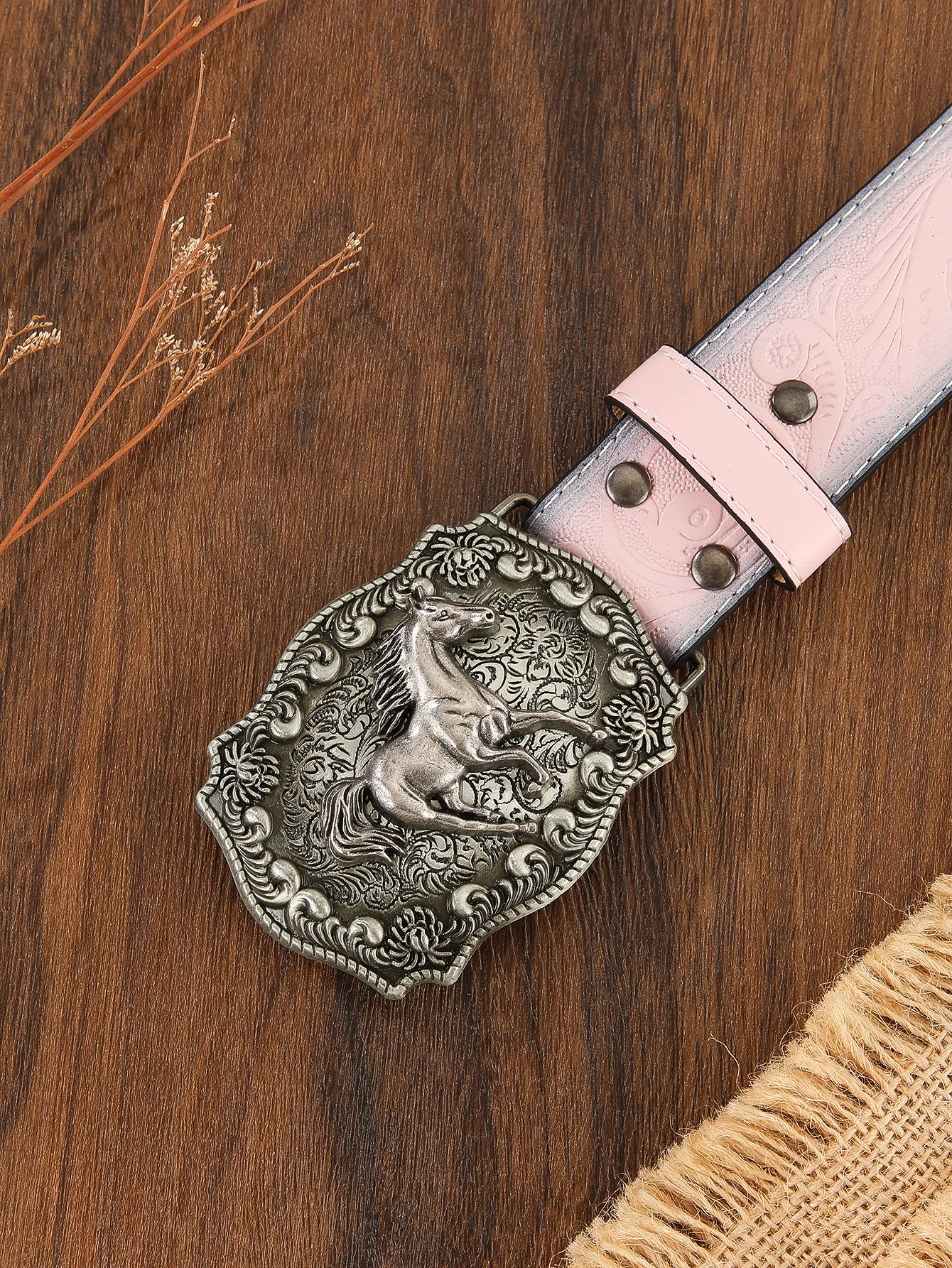 Um cinto de cowboy do oeste