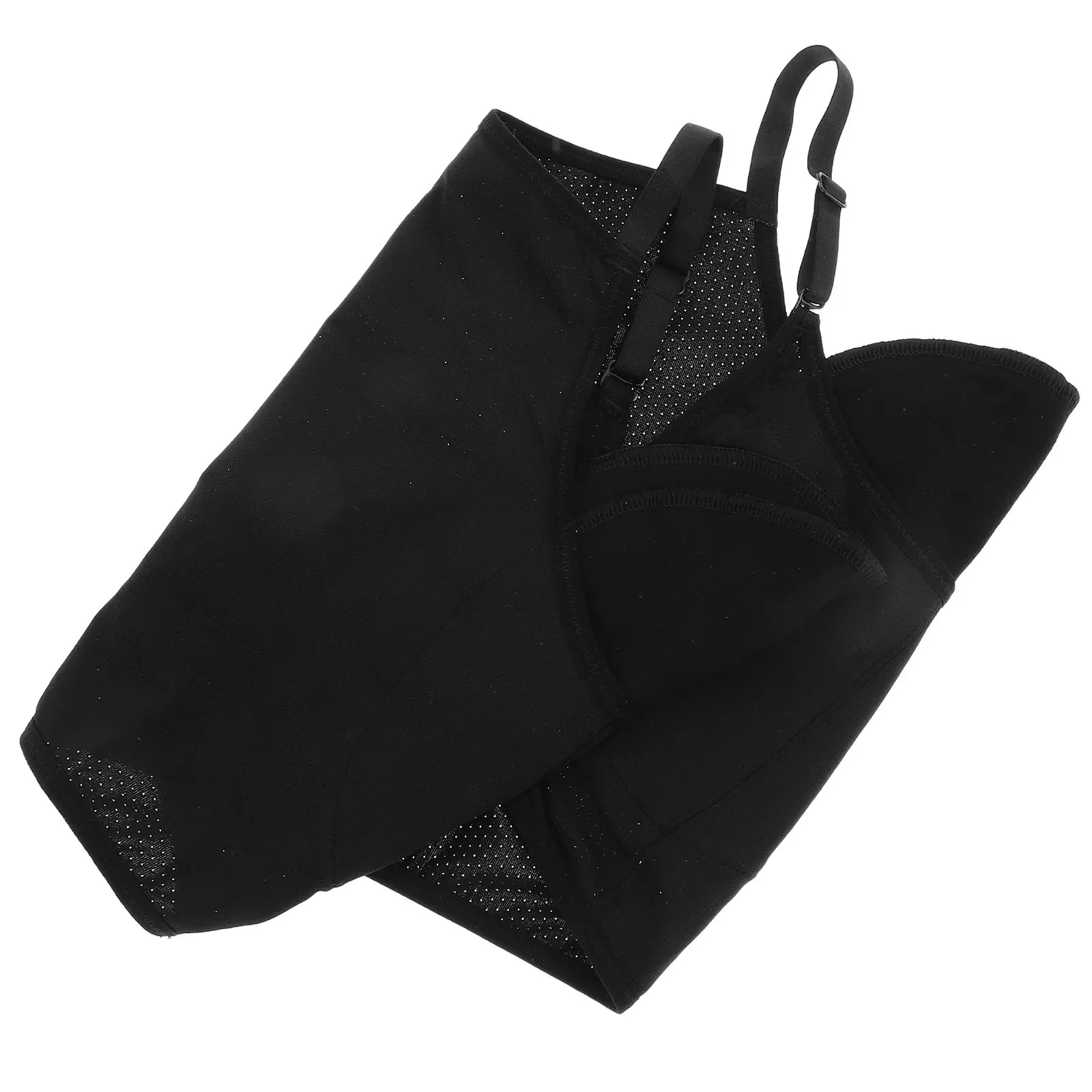 女性用通気性メッシュ脇汗吸収ベスト、コットンパッド入り速乾汗防止ノースリーブキャミソール、暑い日におすすめ