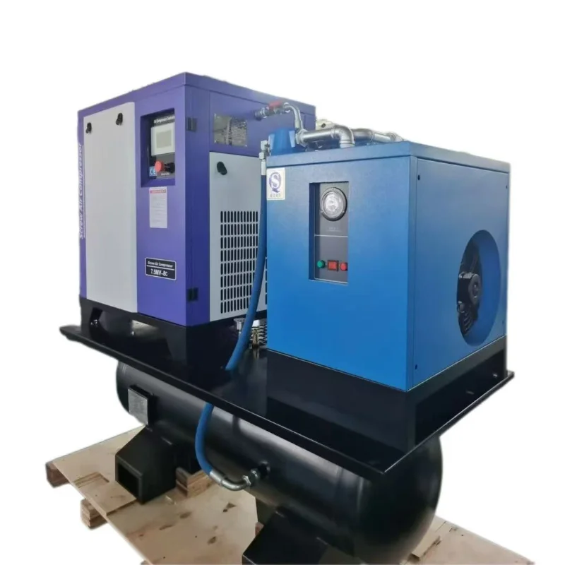Industrial Vsd Variable Speed 22kw 30hp Inverter Type Industrial Screw Compressor 4in1 All in One for Laser Cutting Machine