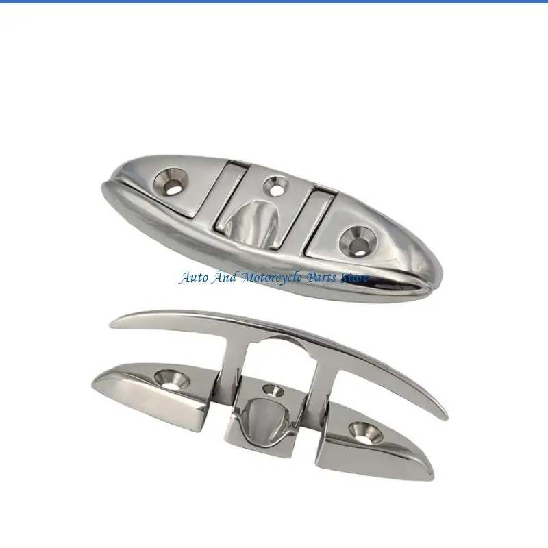 P9FD Space Saving Fold Down Steel Cleat Simple Installs for Tight Yacht Deck Layouts