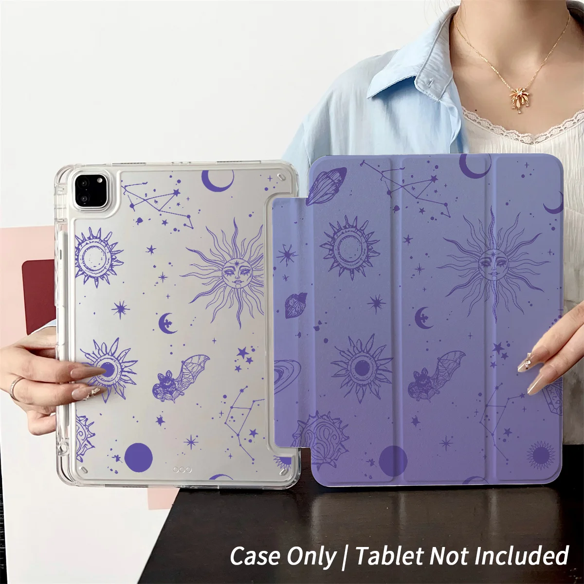 Slim Fit Premium TPU Tablet Cover, Shockproof Durable Lightweight Protective Case for iPad Samsung Huawei Honor Redmi Xiaomi