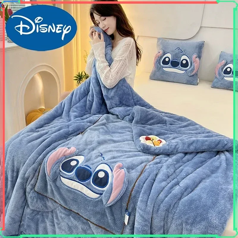 

Новинка 2025, одеяла для подушек «Два в одном», кавайное фланелевое утолщенное одеяло для сна, украшение для гостиной, детской спальни, подарок