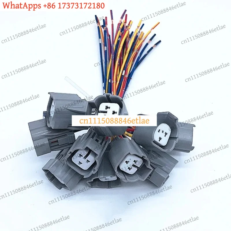 For Doosan DH60 150 220-5 225-7 Hydraulic Pump HP Sensor Plug Male Female Lug Wire Head Excavator Parts Connector