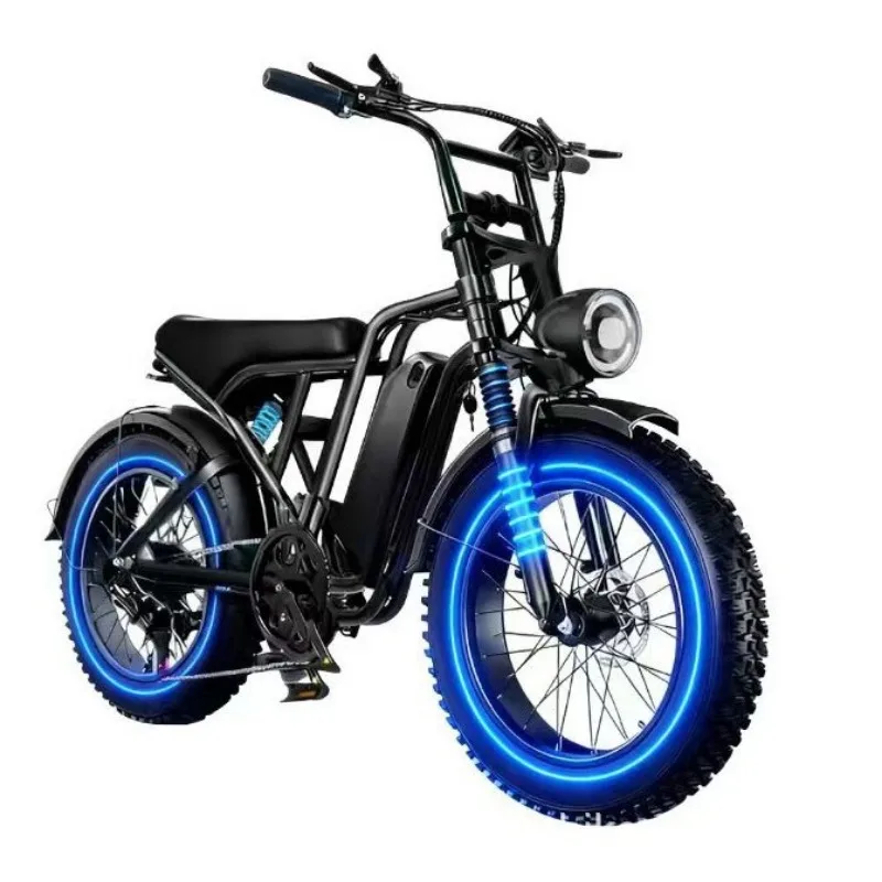 

Electric bicycle electric bicycle 20 inch fat tire snow beach off-road grass riding