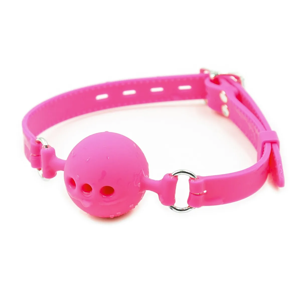 VaHppy Gags 5 Colors PU Belt Silicone Mouth Ball Diameter 3.5/4.5/5cm SM BDSM Sex Toys Gagging Drooling Bondage Adult sex games