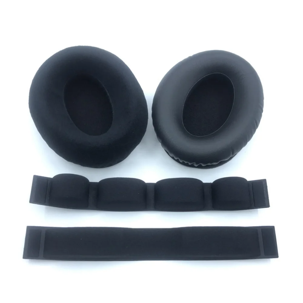 Almohadillas de terciopelo de repuesto para auriculares SENNHEISER HD650 HD600 HD580 HD660 S HD565 HD545 y juego de almohadillas para la diadema