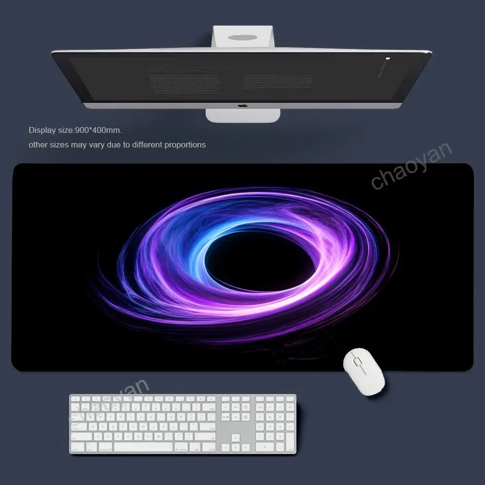 

Black colorful Mouse Pad Gamer Office Accessories Cabinet Games Desk Mat Computer Desks Keyboard Gaming Mats rubber anti-slip
