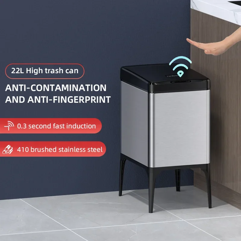 Kitchen trash can Smart  Sensing    Hotel Large capacity No contact Clean and hygienic