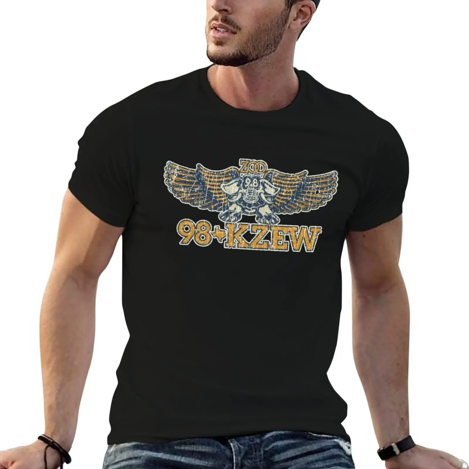 KZEW 98 Dallas 1973 1 - Copy T-Shirt summer 2026 sublime mens plain t shirts
