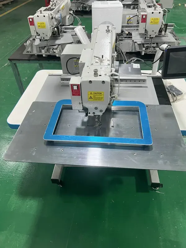 Industrial Automatic Computer Programmable Electronic Shoes Bags Upper Pattern Program Leather Sewing Machine