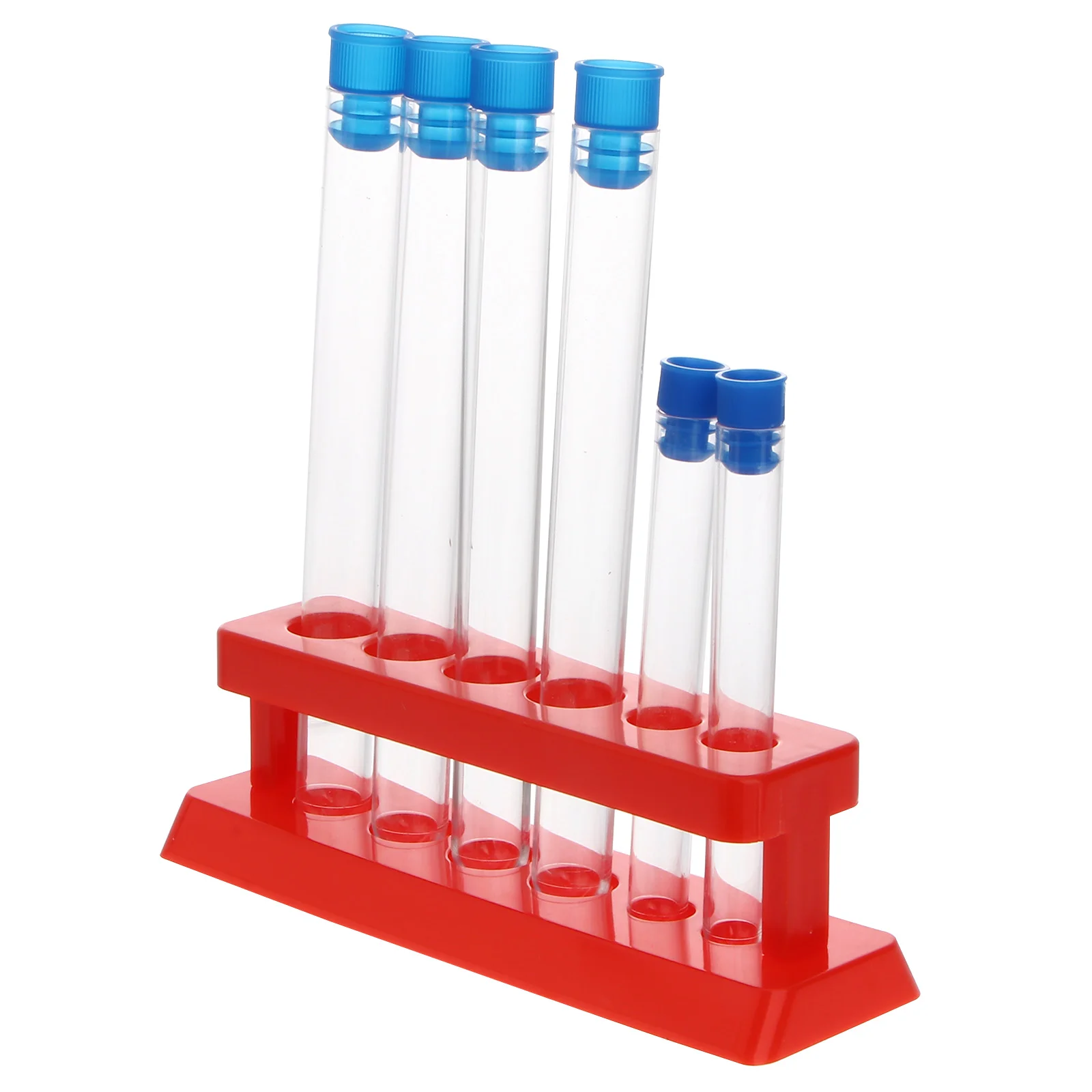 

Test Tube for Scientific Experiment Rack Labs Plastic School Clear Desktop Stand