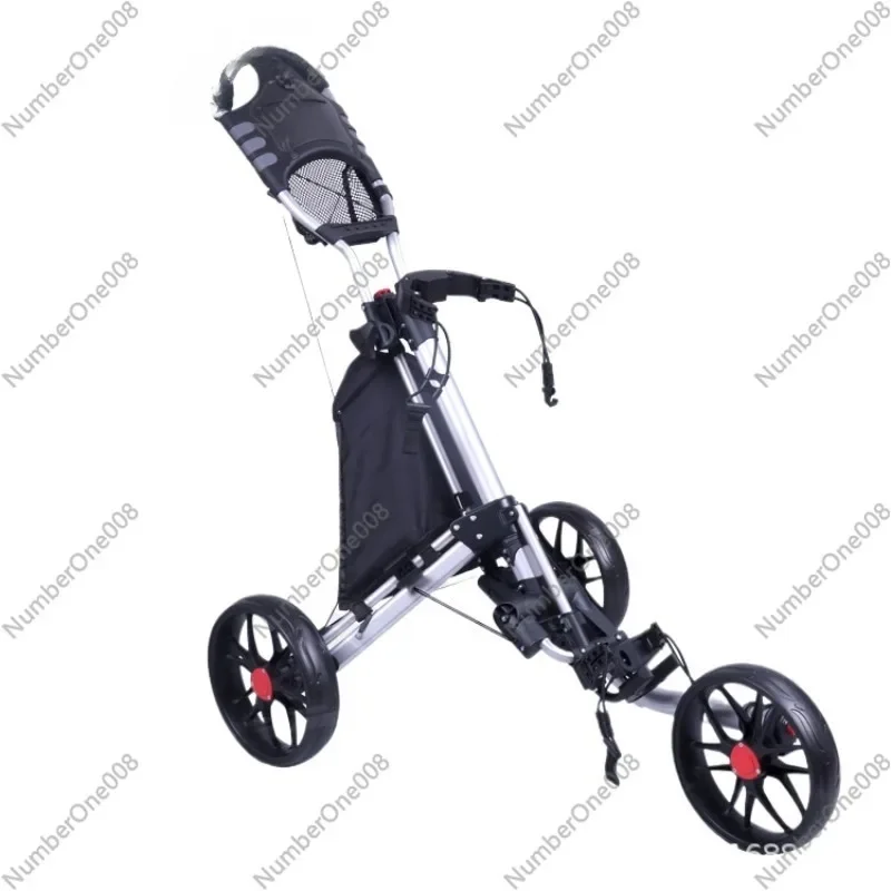 

Трехколесный автомобиль для гольфа с мячом и сиденьем, складная тележка для гольфа, тележка для гольфа (свяжитесь с настройкой)