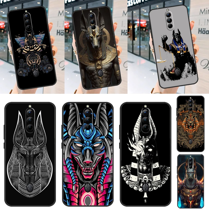 Egypt Nefertiti Anubis Ankh Case For ZTE Nubia Red Magic 8 Pro 8 Pro+ Back Cover For Red Magic 6S 7S 6 7 Pro 5G 5S 6R