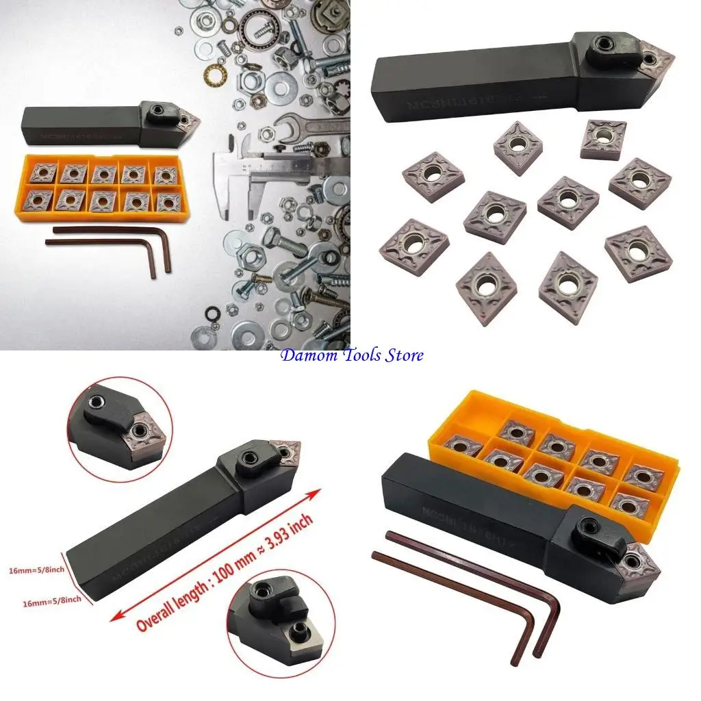 

57be 100 мм/3,9-индус-инструмент удерживает MCSNL1616H12 с 10 шт. CNMG120408-